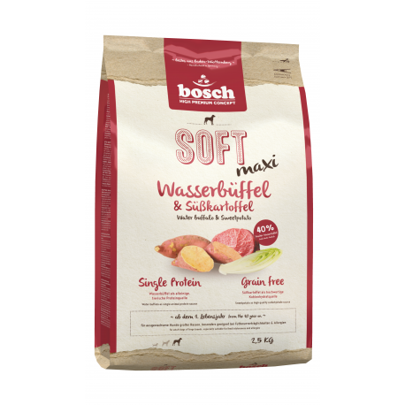 bosch HPC Soft+ Maxi WATER BUFFALO & Sweetpotato 2,5kg